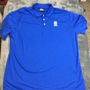 Men’s Nike Golf Polo Shirt 3XL Blue Polyester Union Pacific Railroad RMCC